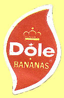 Dole R Bananas Zeitraum 1972 bis 1977.JPG (17555 Byte)