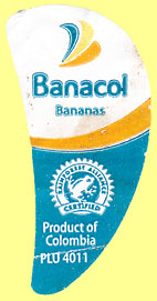 Bananenaufkleber